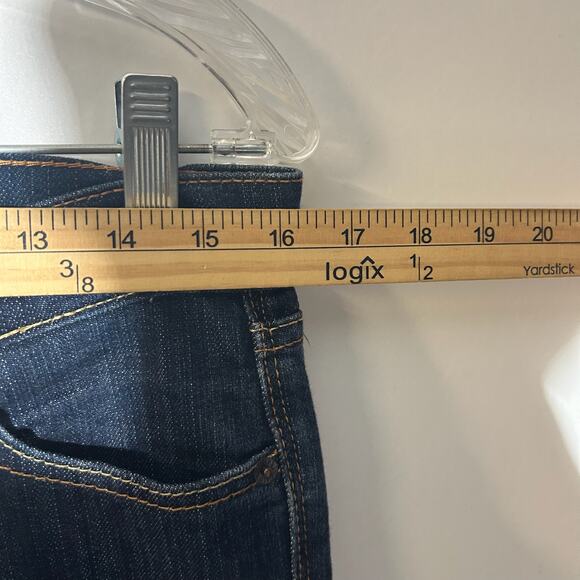 OLD NAVY The Diva Taper Ankle Dark Blue Denim Casual Jeans Women’s Size 6 Short - Picture 5 of 7